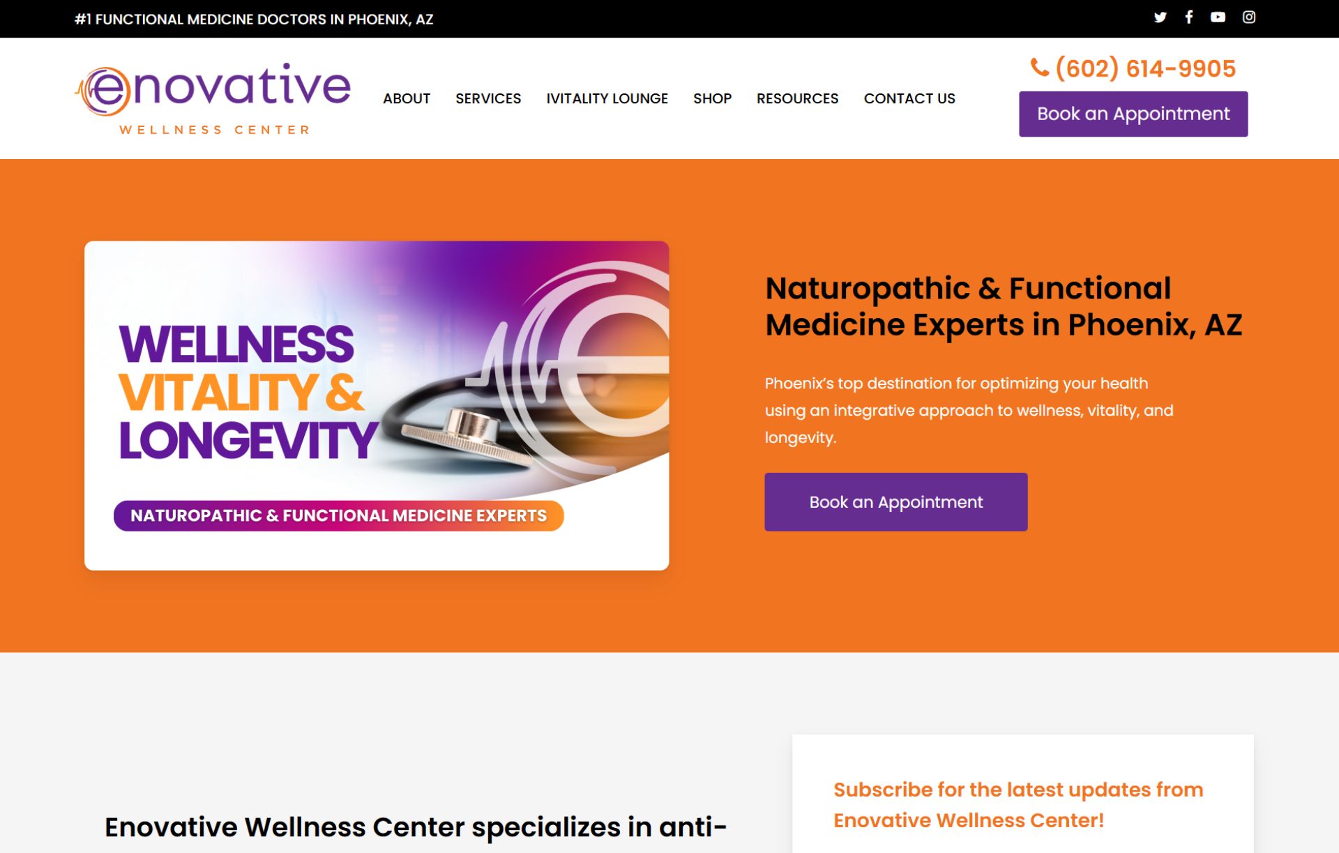 Case Study - Enovative Wellness Center